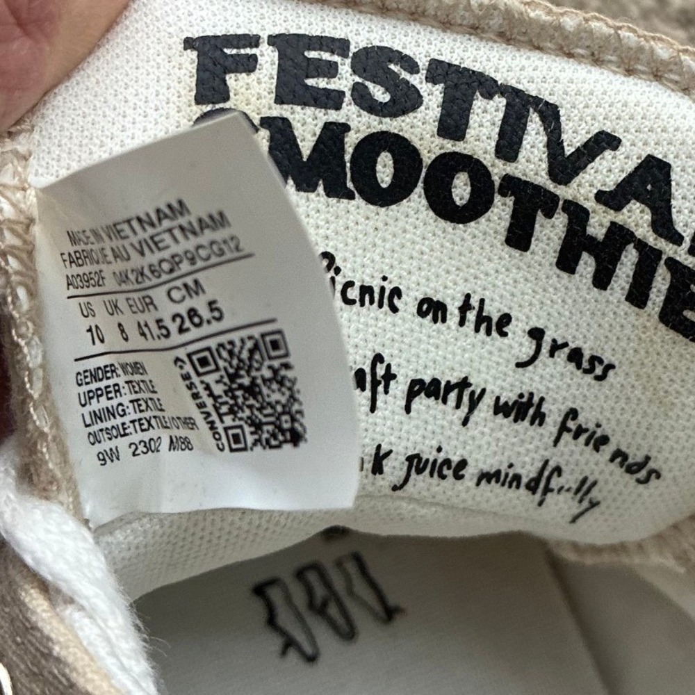 Converse Chuck Taylor All Star Madison Festival Sunflowers Sneakers Women's 10 - Picture 7 of 7